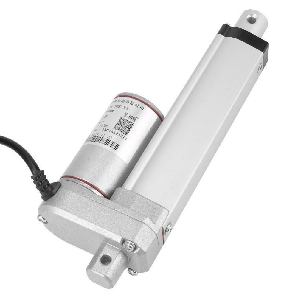 Actuador lineal DC 12V 140KG Motor eléctrico de carrera de elevación