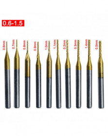 Set End Mill 10pcs Flauta...