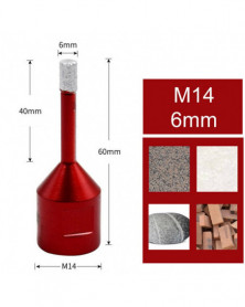 Broca de 6-68 mm M14 Sierra...