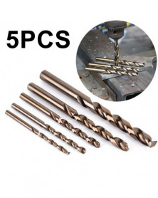 5pcs Kit de brocas de acero...