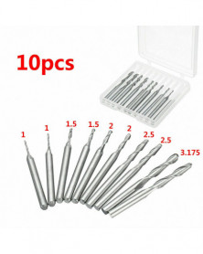 10pcs 1/8 &quot Carburo de...