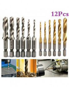 12Pcs Brocas M3-M10...