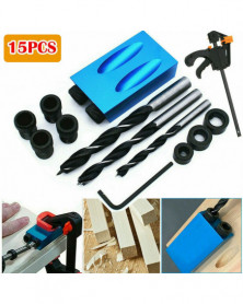 15pcs 15 ° Pocket Hole Jig...