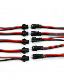 Cable conectado 24AWG Rojo...