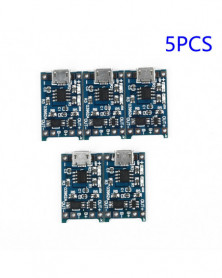 5x 5V Micro USB 18650...