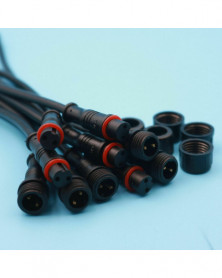 5 pares de cable conector...