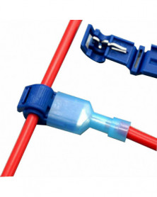 100x Azul Conector de cable...