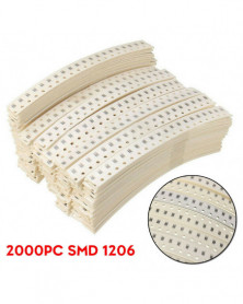 2000pcs 0 Ohm a 10 Mohm...