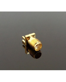 Conector hembra dorado SMA,...