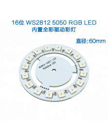 Anillo de luz LED WS2812 de...