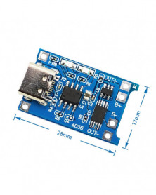 5V MINI Micro USB 1A 18650...