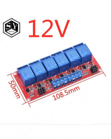 Color: 6 canales rojo 12V -...