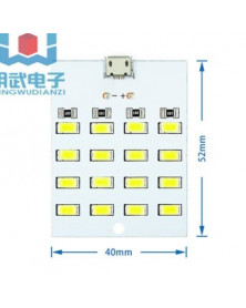 16 leds - Calle puesto...