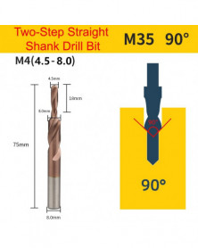 M4 90 grados - Broca...