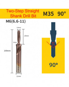 M6 90 grados - Broca...