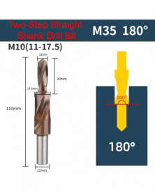 M10 180 grados - Broca...