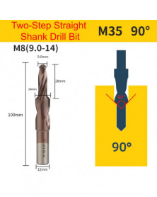 M8 90 grados - Broca...