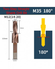 M12 180 grados - Broca...