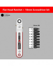 Plano con broca de 18 mm -...