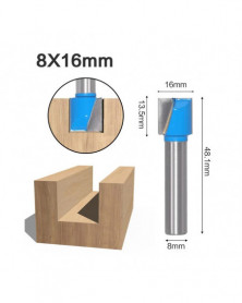 8x16mm - Vástago de 8mm...