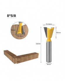 8x15,9 mm - 8mm vástago...