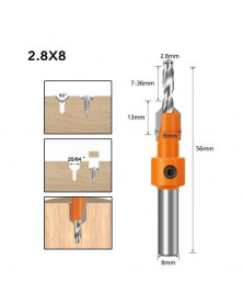 2,8 x 8 - Vástago de 8mm...