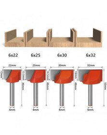 Longitud de Filo: 4 piezas...