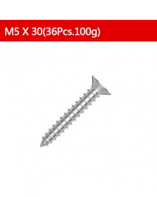 36 piezas M5x30 - Acero...