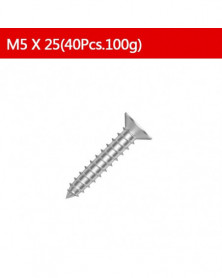 40 piezas M5x25 - Acero...