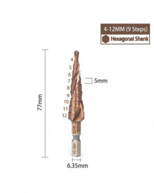 Hexagonal 4-12 mm - M35...