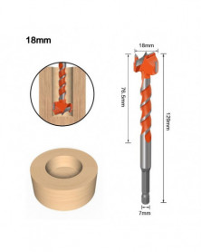 18 mm - Vástago hexagonal...