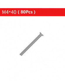 M4X40 80 piezas - Tornillo...