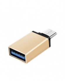 Blanco - Adaptador OTG USB...