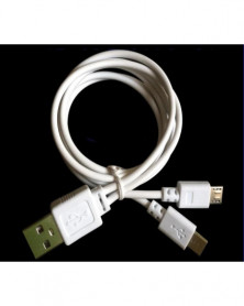 Cable de carga USB 2 en 1,...