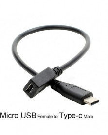 Micro Usb hembra a usb-c...