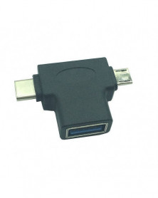 Adaptador USB 2,0 OTG 2 en...