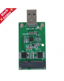 Mini USB 3,0 a PCIE mSATA...