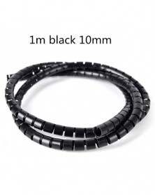 1m negro 10mm - Clip de...