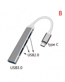 B - Concentrador de red USB...