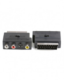 1PC 21Pin Adaptor Scart AV...