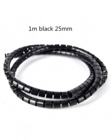 1m negro 25mm - Clip...