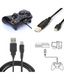 Negro - Cable de carga USB...