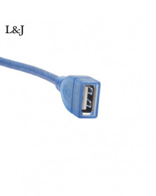 Azul - Cable USB 0,3 de 2,0...