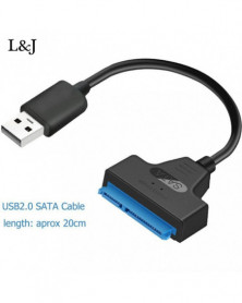 Negro - Cable adaptador USB...