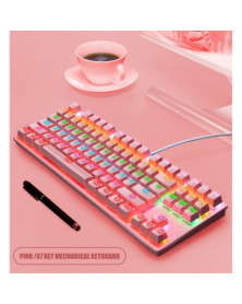 C - Teclado mecánico de...