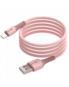 Rosa - Cable de datos USB...