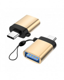 Oro - Adaptador USB 3,0...