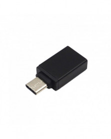 Negro - Adaptador USB C a...