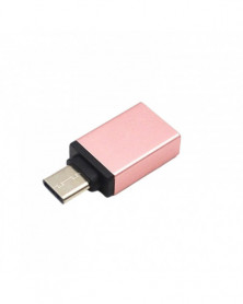 Rosa - Adaptador USB C a...