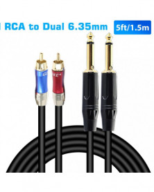 Negro - Cable Jack TRS de 5...